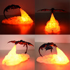 Luminária Decorativa Dragão de Fogo