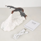 Luminária Decorativa Dragão de Fogo
