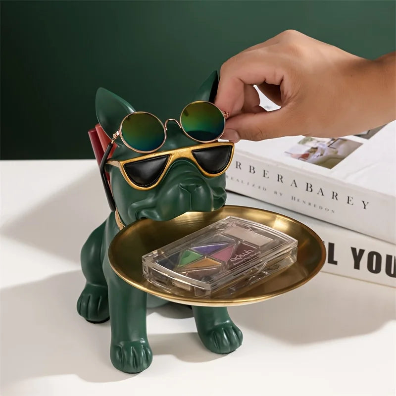 Aparador de Bulldog Decorativo