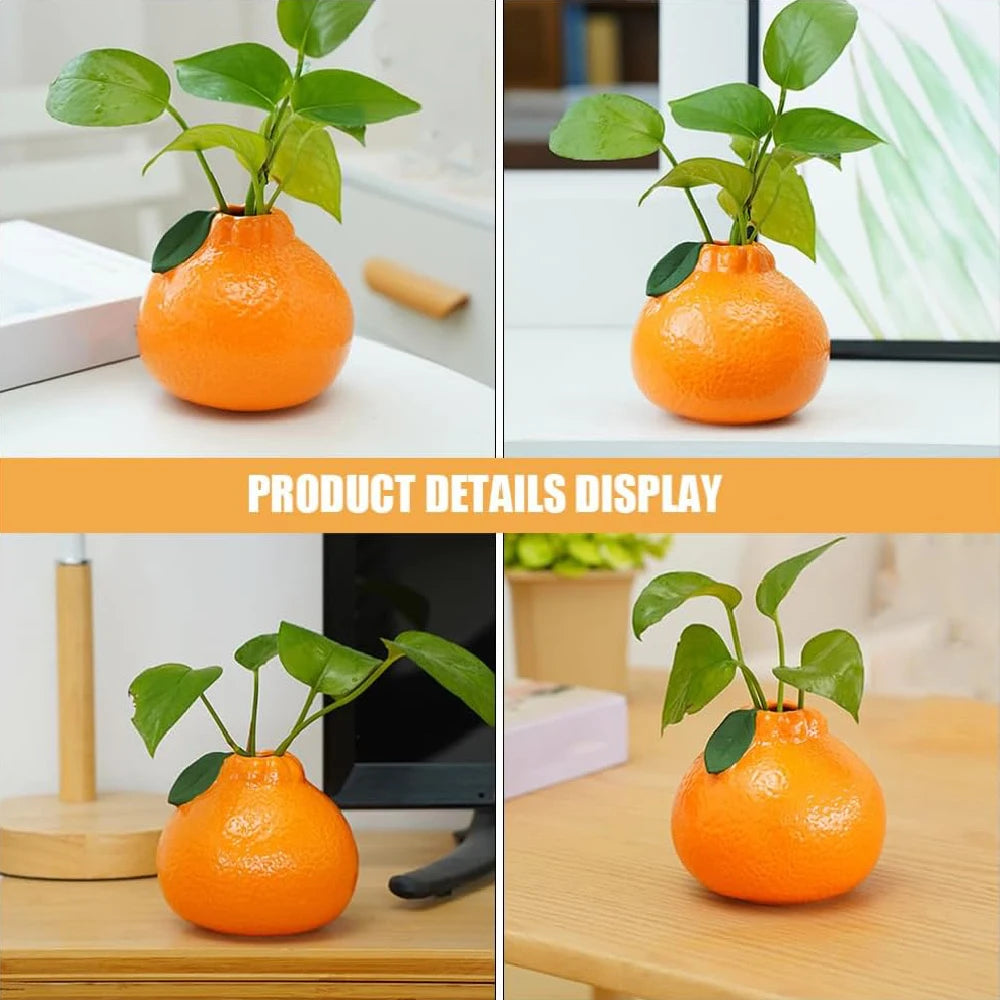 Vaso em Formato de Laranja