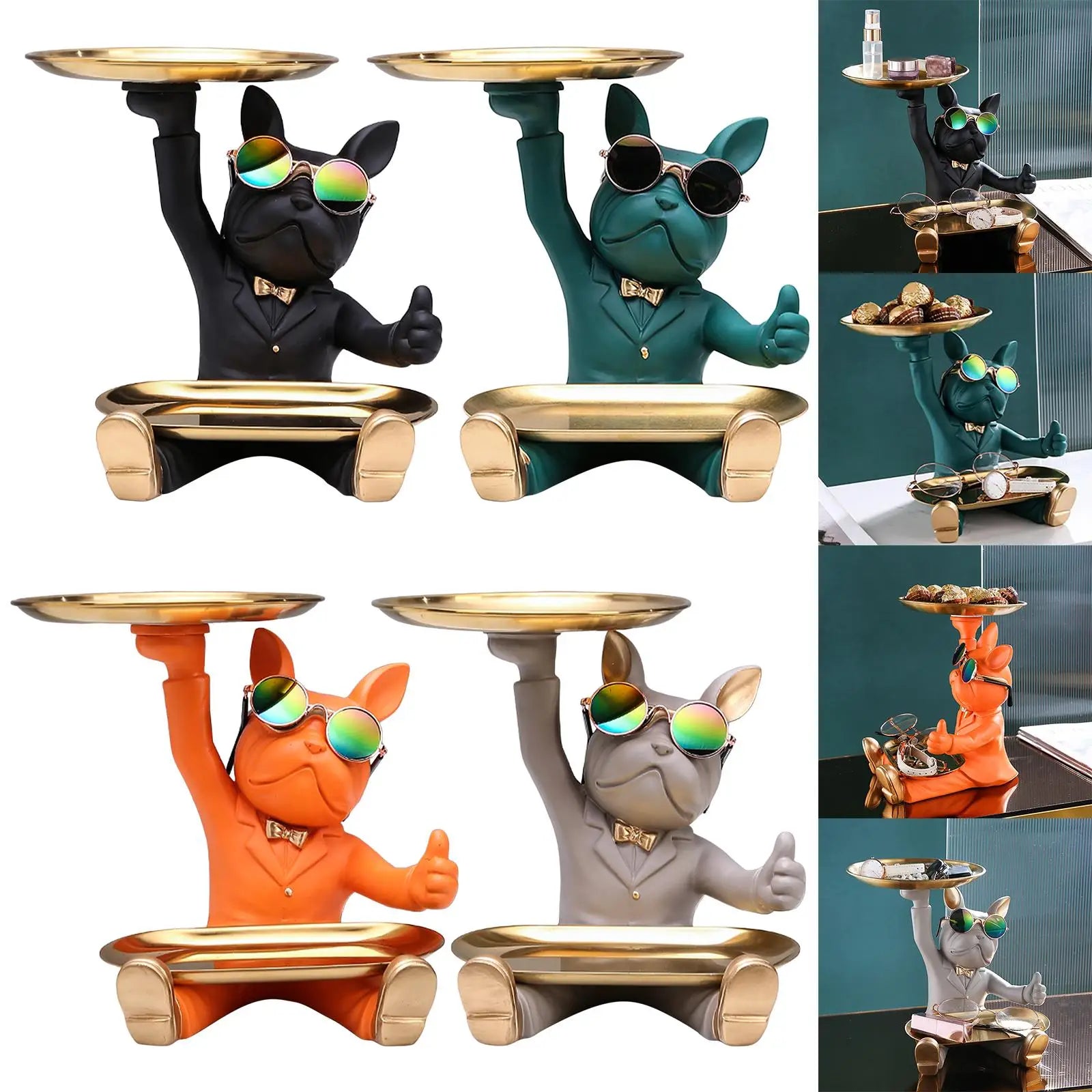 Estatueta Moderna Bulldog