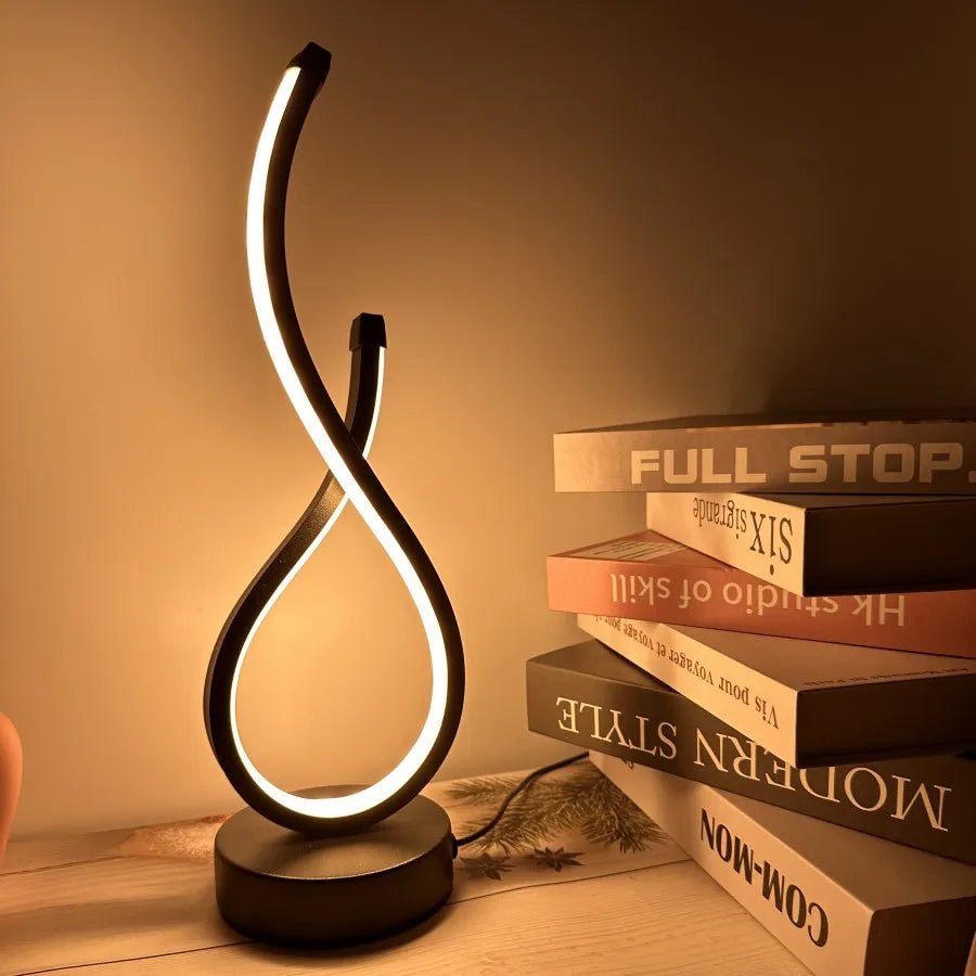 Luminária Espiral de Mesa