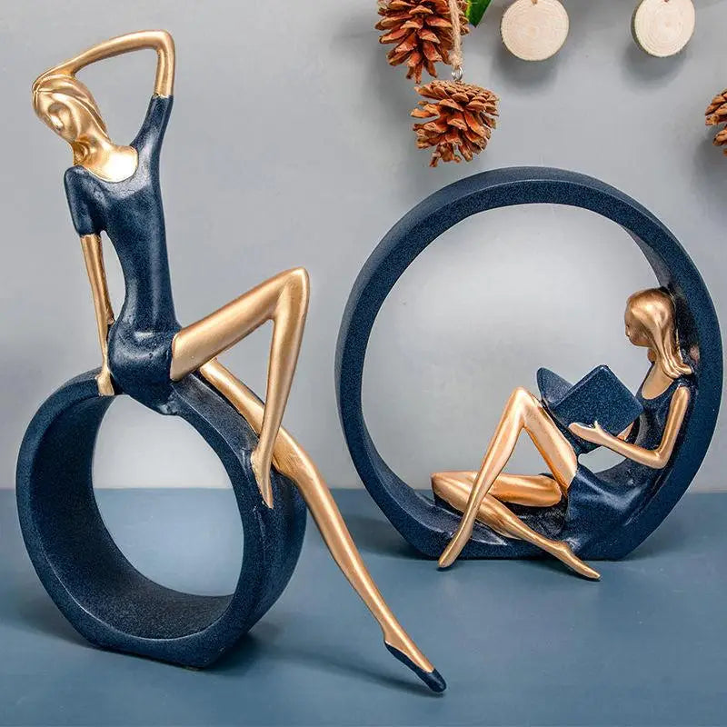 Estatueta Moderna Para Interiores