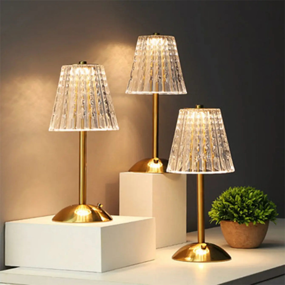 Abajur de Mesa Cristal