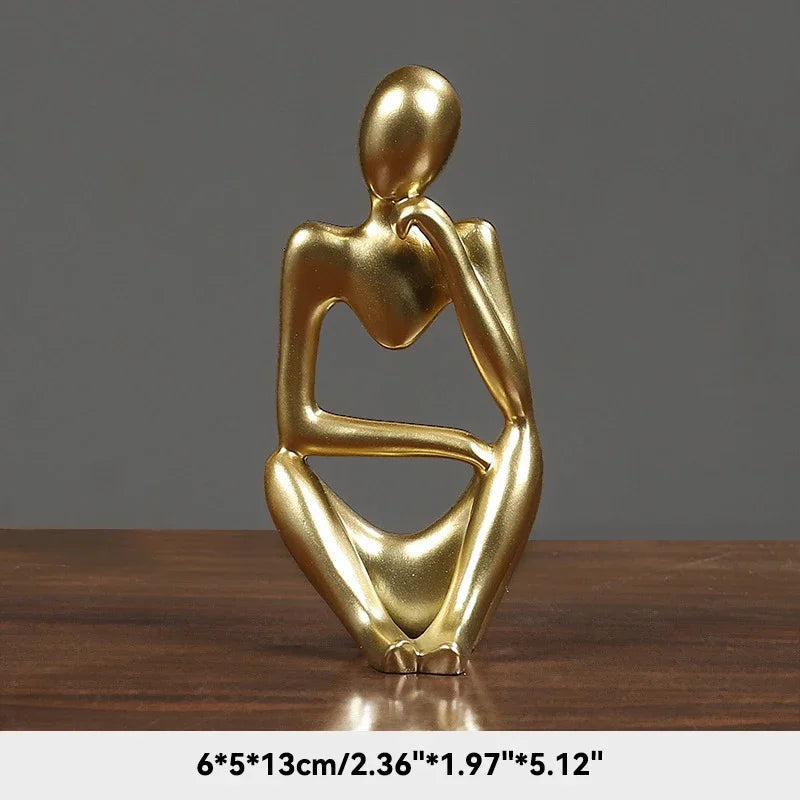 Escultura Pensativa Nordica