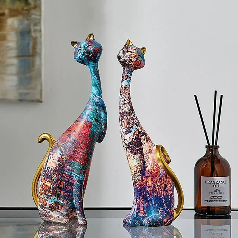 Estatueta Moderna Gato