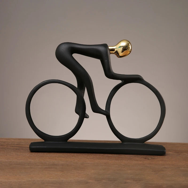 Estatueta Moderna Bicicleta