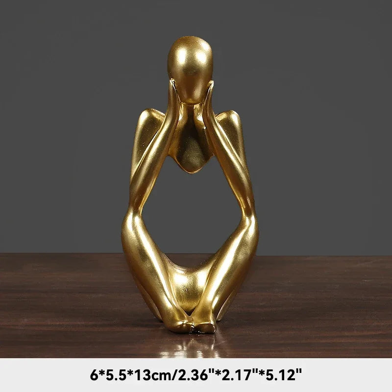 Escultura Pensativa Nordica
