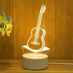 Luminária 3D Romantica de Acrilico