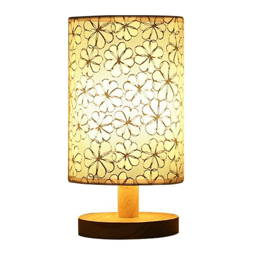 Abajur de Mesa de Madeira