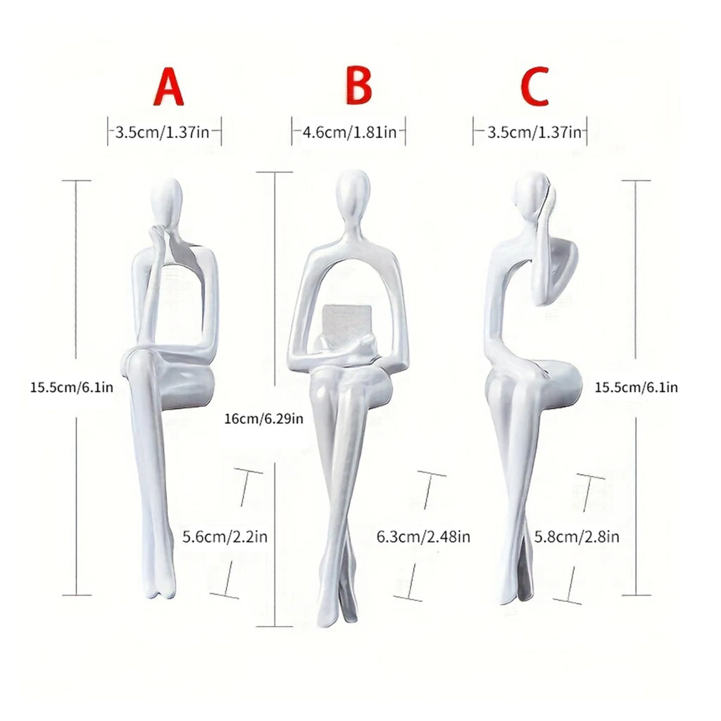 Estatueta Abstrata Decorativa