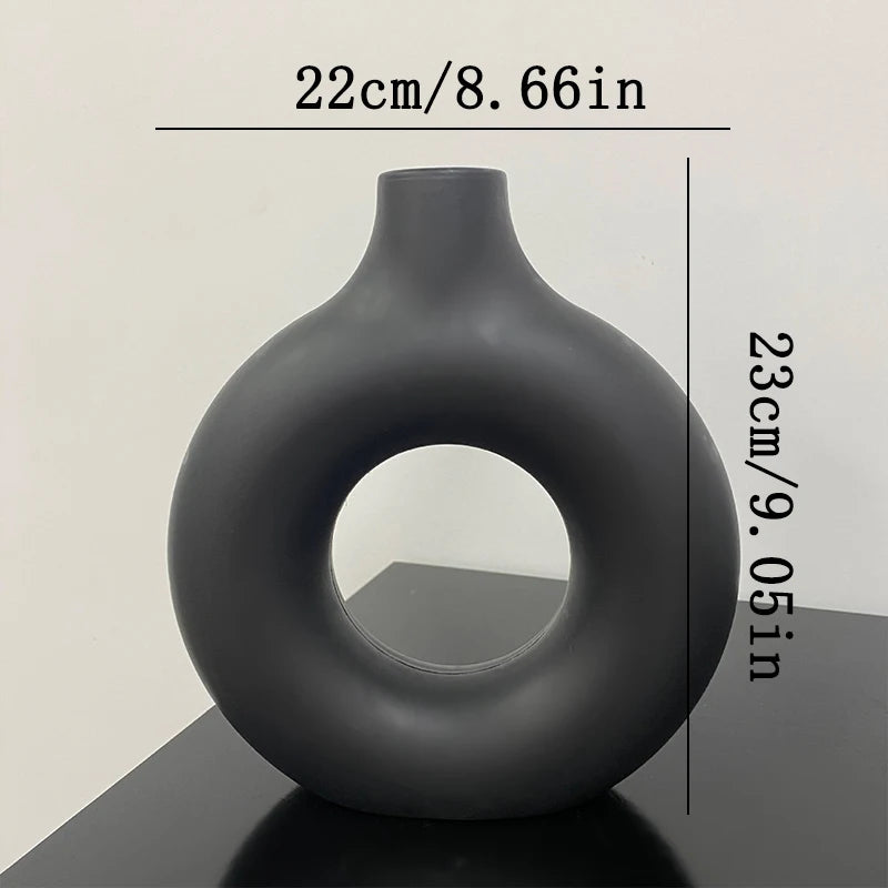 Vaso em Formato de Roscas
