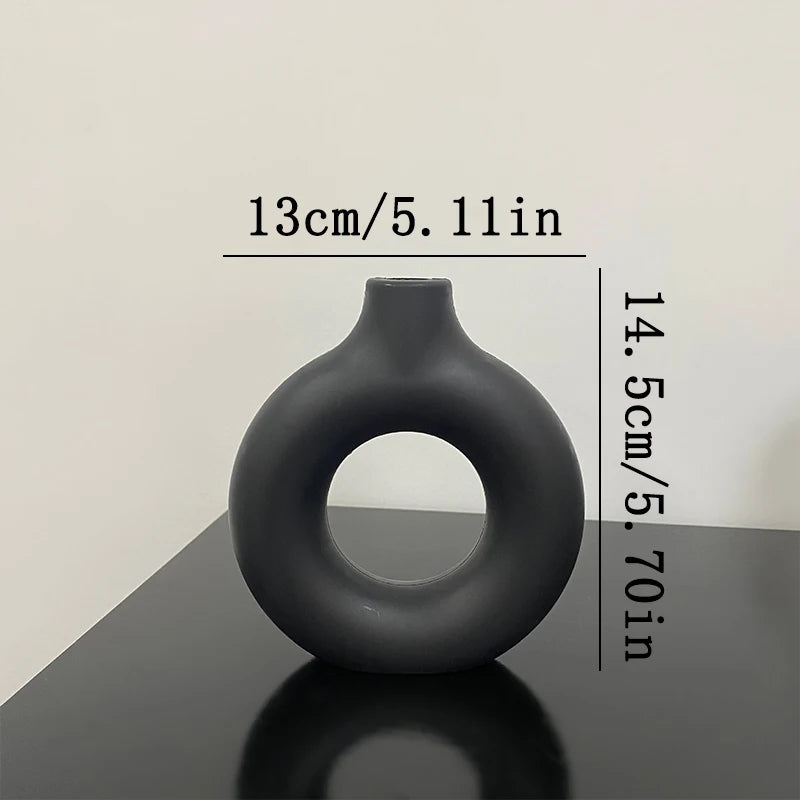 Vaso em Formato de Roscas