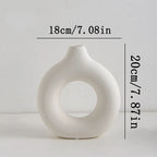 Vaso em Formato de Roscas