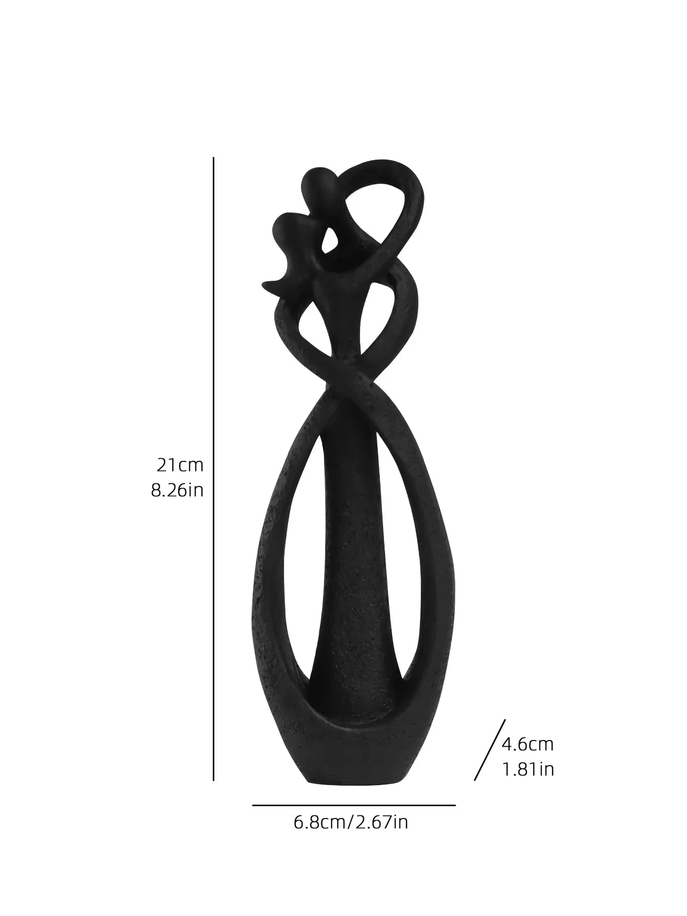 Escultura de Casal Abraçado