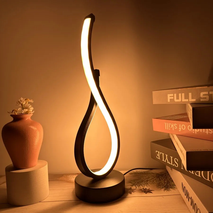 Luminária Espiral de Mesa
