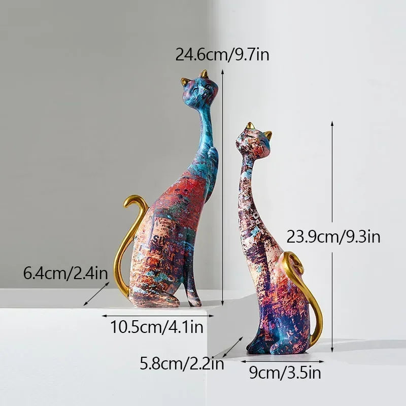 Estatueta Moderna Gato