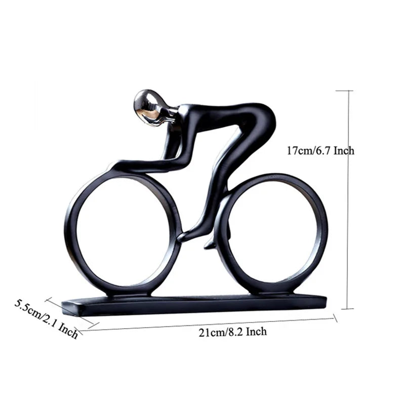 Estatueta Moderna Bicicleta