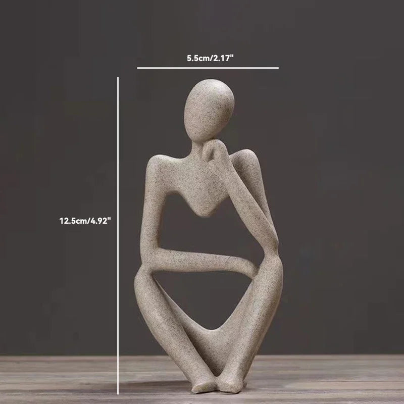 Escultura Pensativa Nordica
