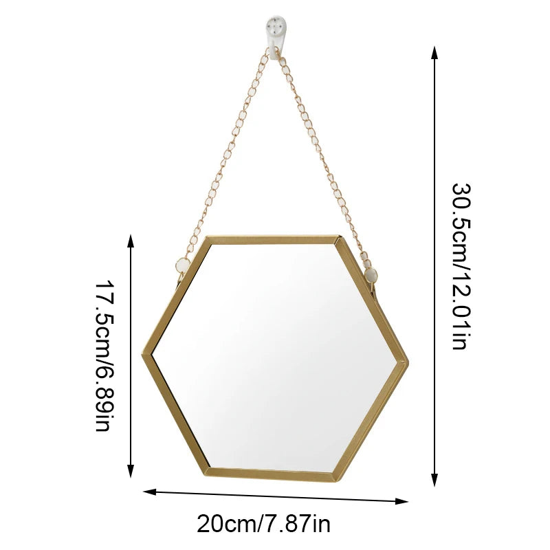 Espelho Exagonal Moderno