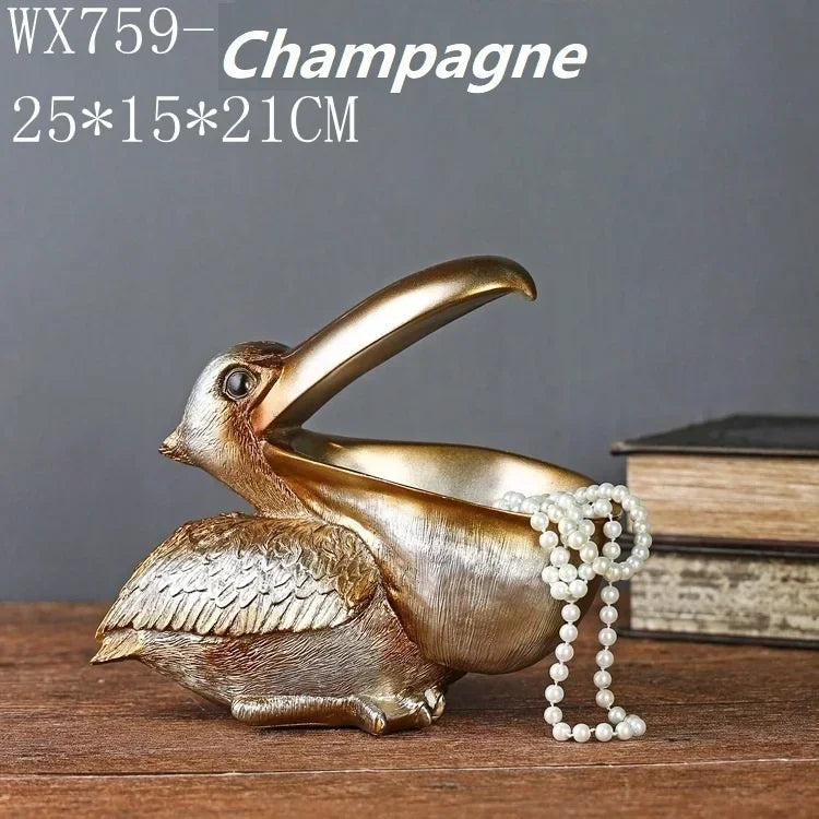 Aparador em Formato de Ave