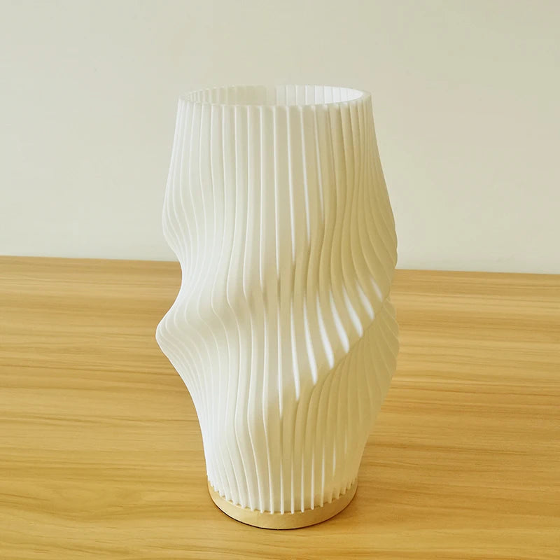 Vaso com Luminária de Mesa