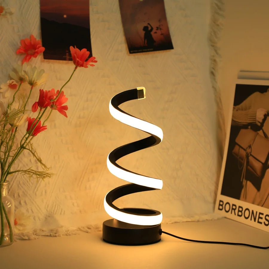 Luminária Mesa Espiral