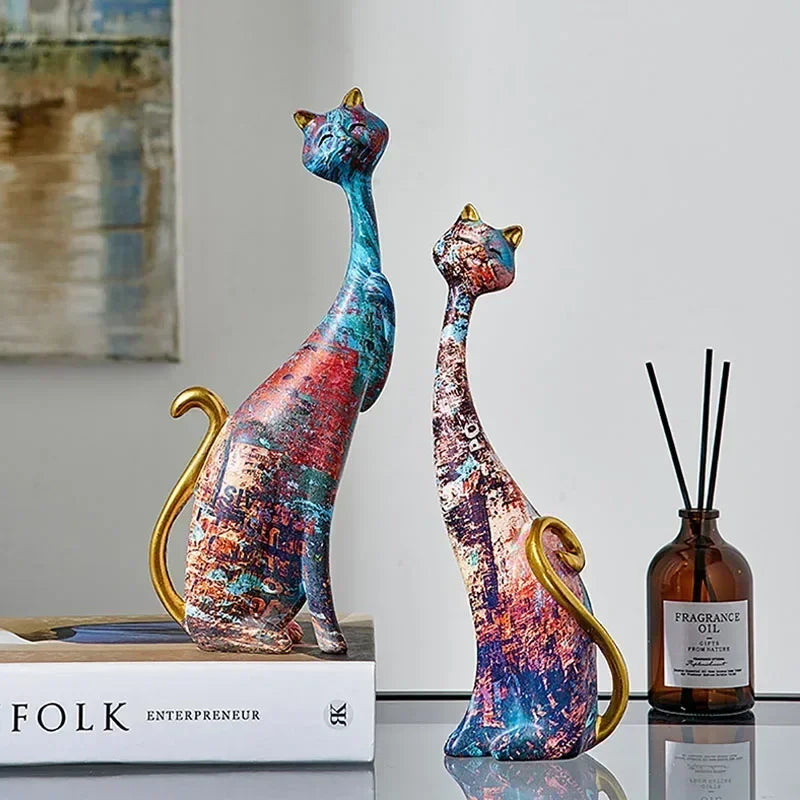 Estatueta Moderna Gato