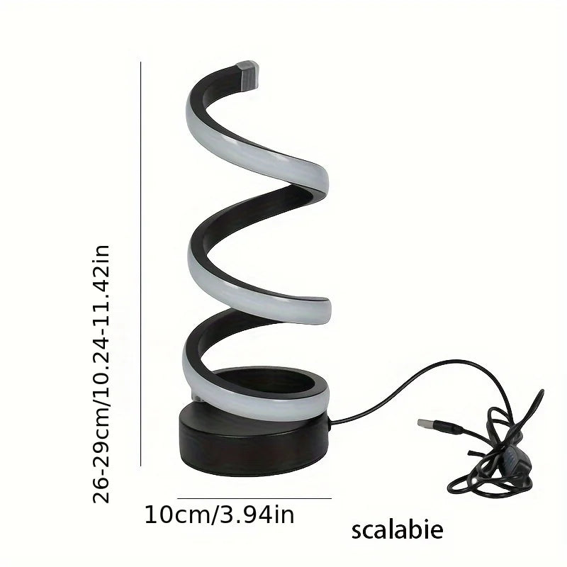Luminária Mesa Espiral