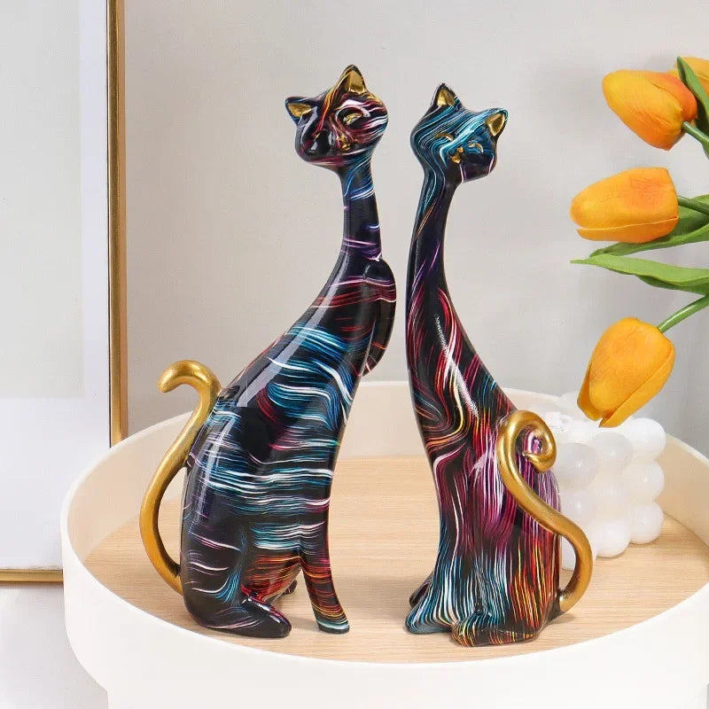 Estatueta Moderna Gato