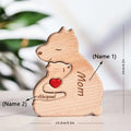 Escultura da Família Urso Personalizável