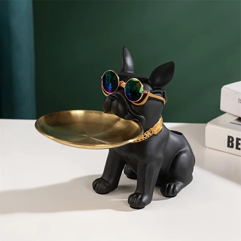 Aparador de Bulldog Decorativo
