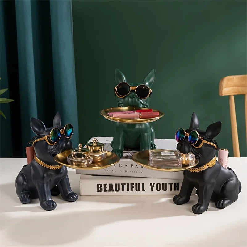 Aparador de Bulldog Decorativo