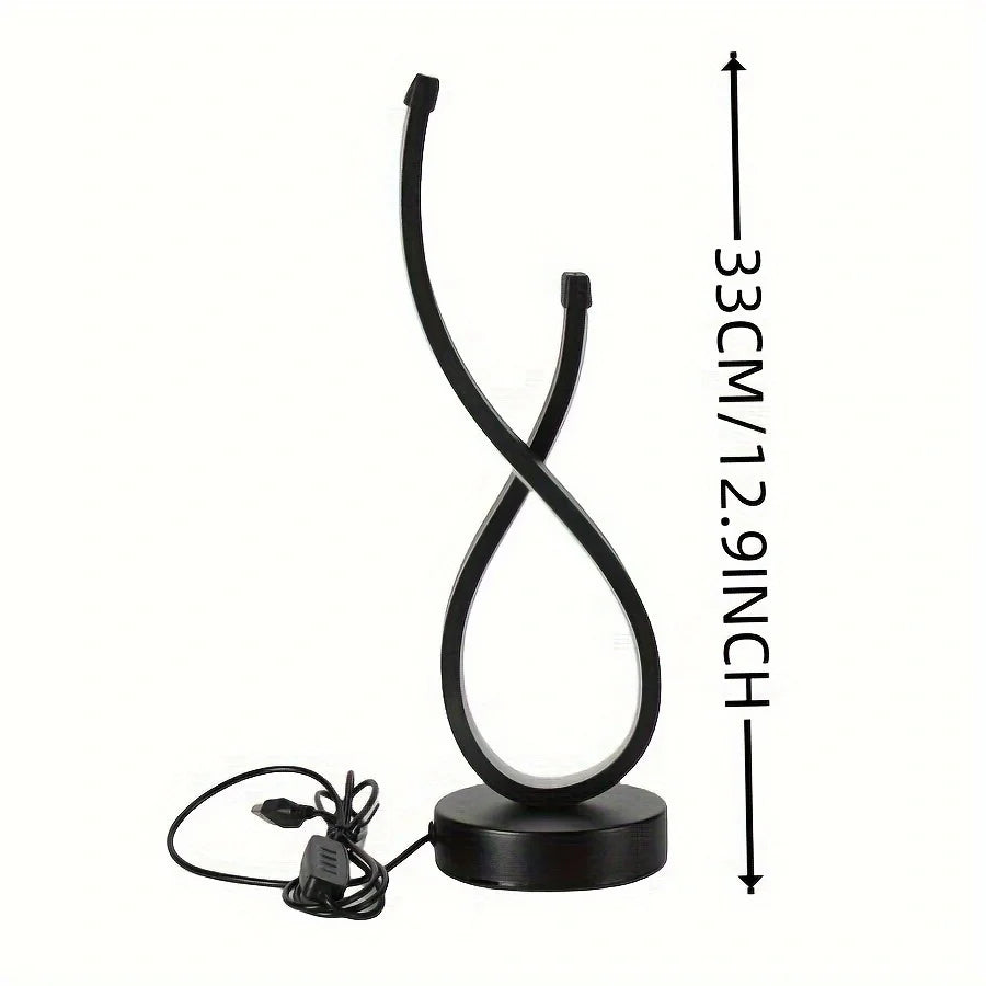 Luminária Espiral de Mesa