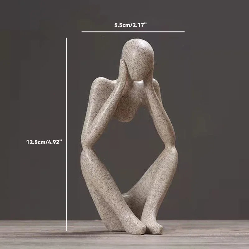 Escultura Pensativa Nordica
