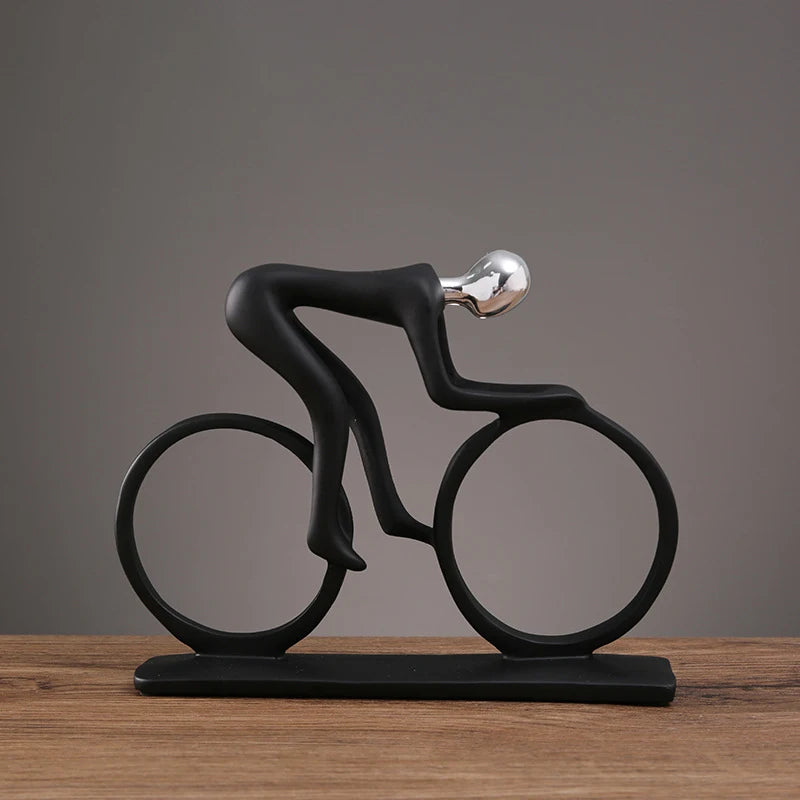 Estatueta Moderna Bicicleta