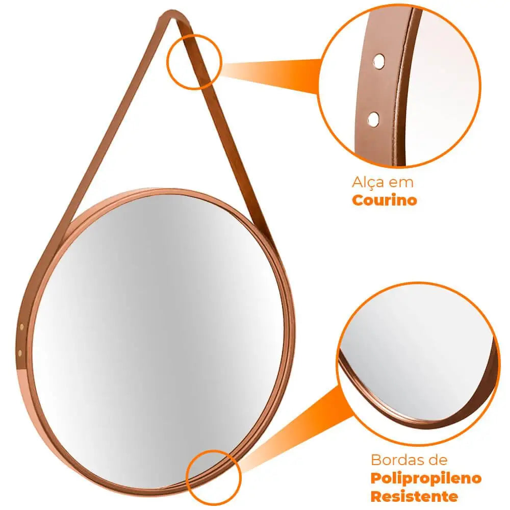 Espelho Pendente Circular