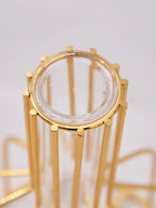 Vaso de Metal Dourado