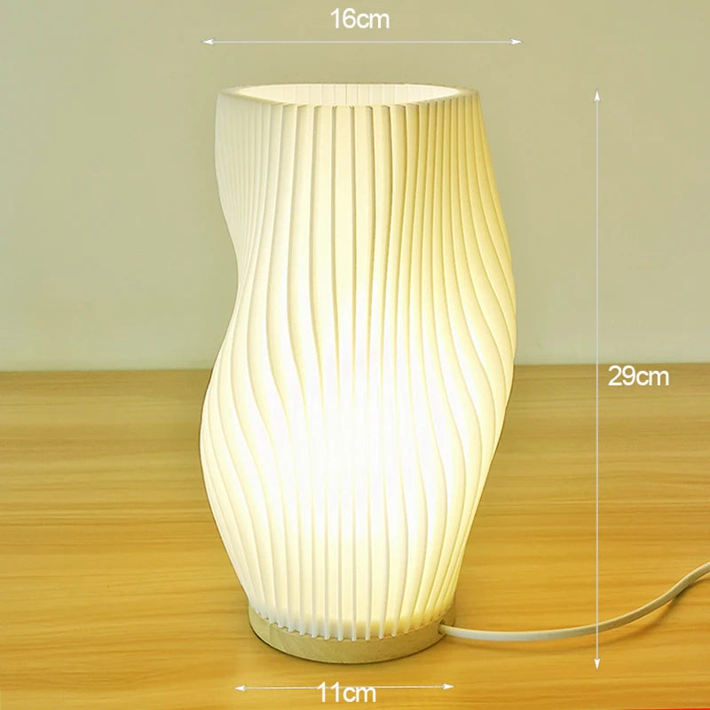 Vaso com Luminária de Mesa