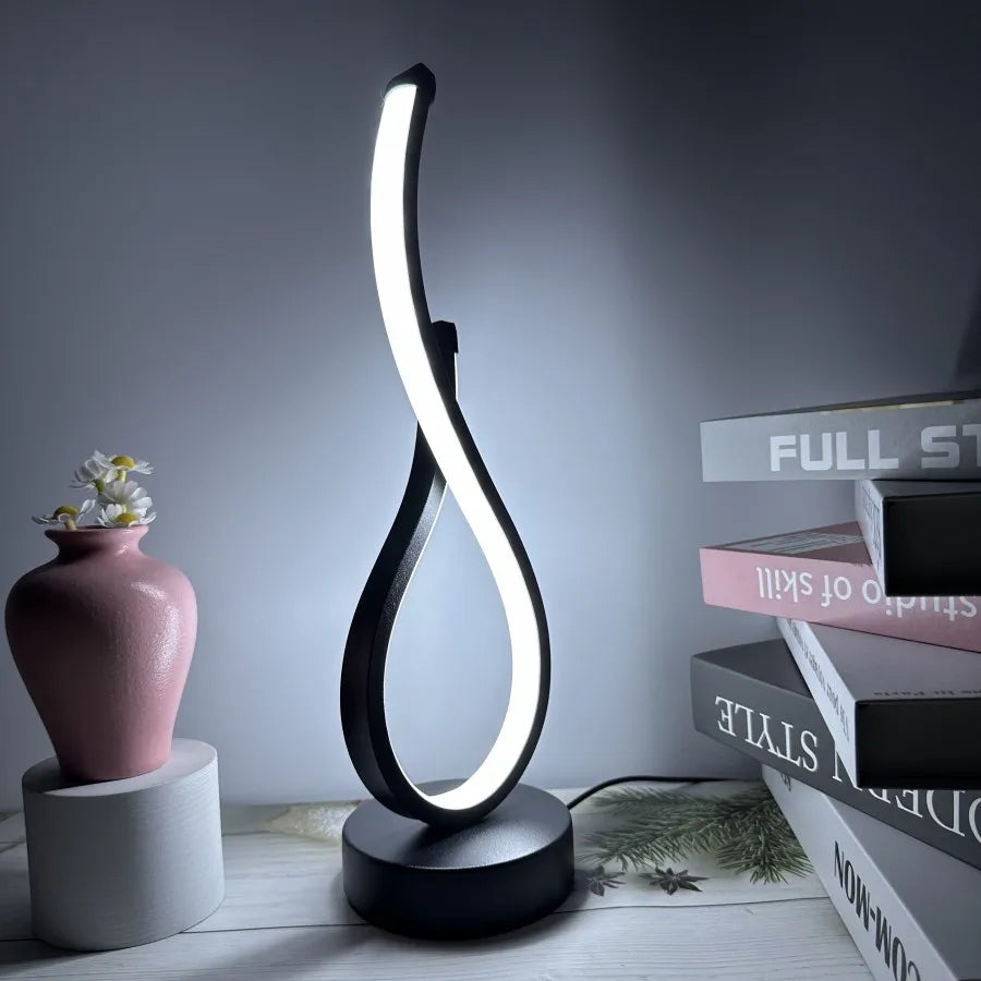 Luminária Espiral de Mesa