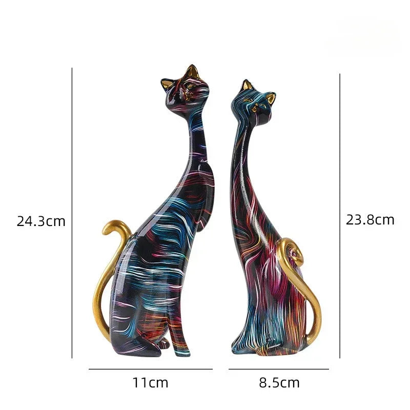 Estatueta Moderna Gato