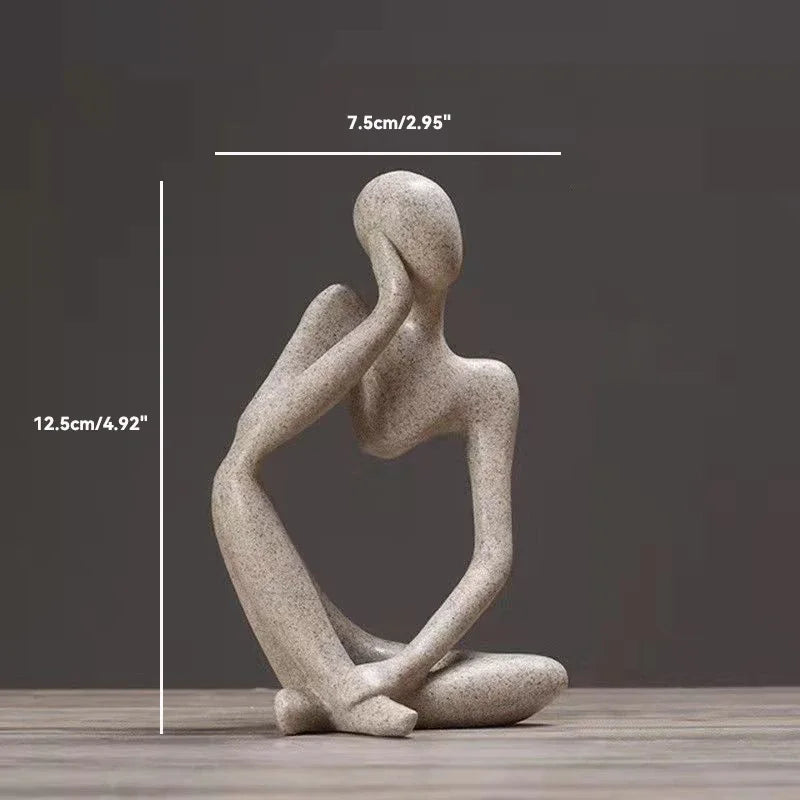 Escultura Pensativa Nordica