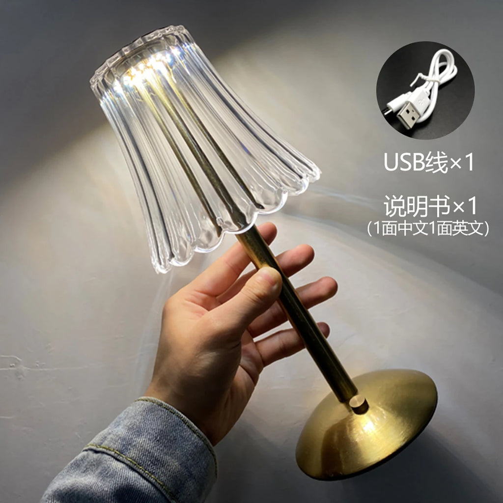 Abajur de Mesa Cristal