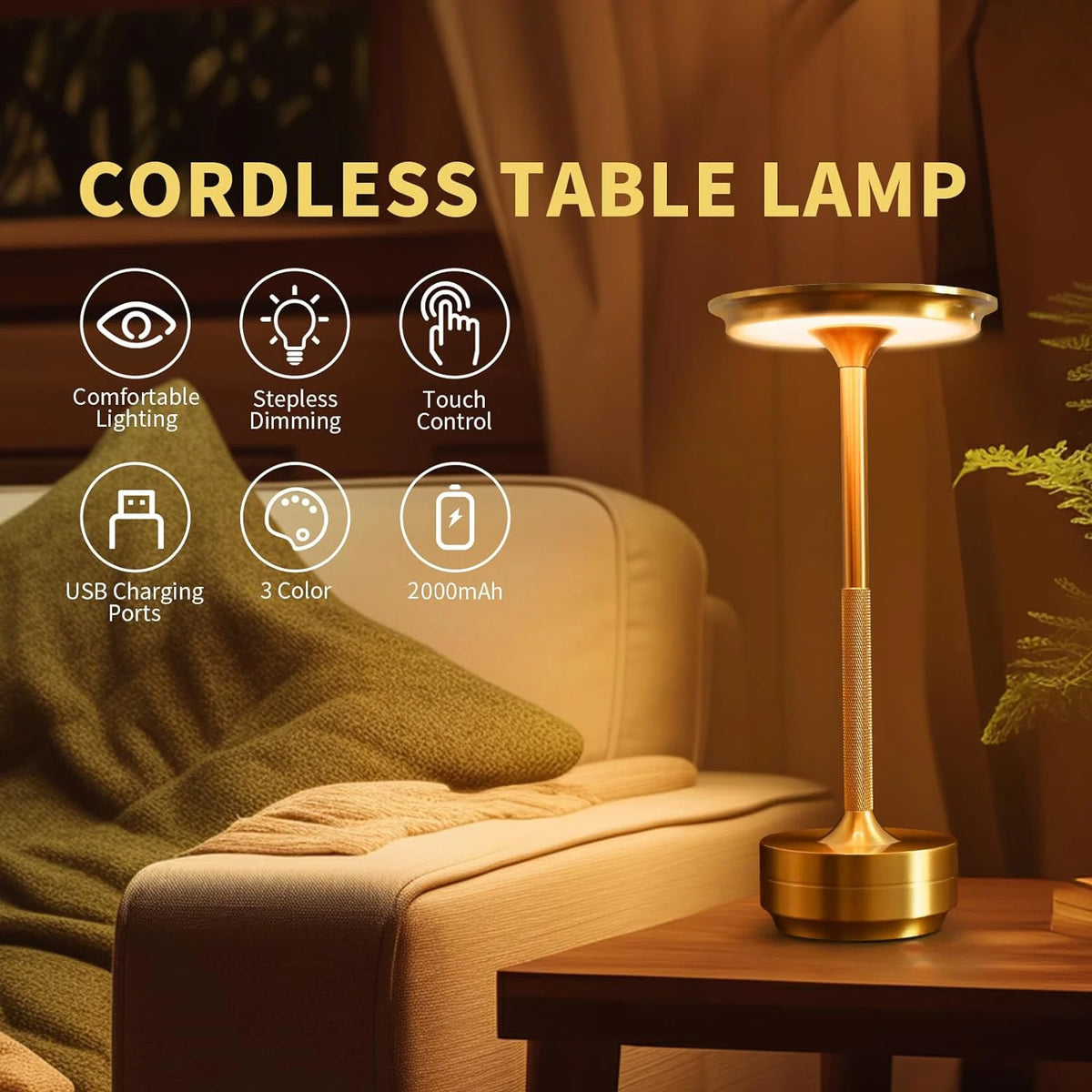 Luminária LED Sem Fio